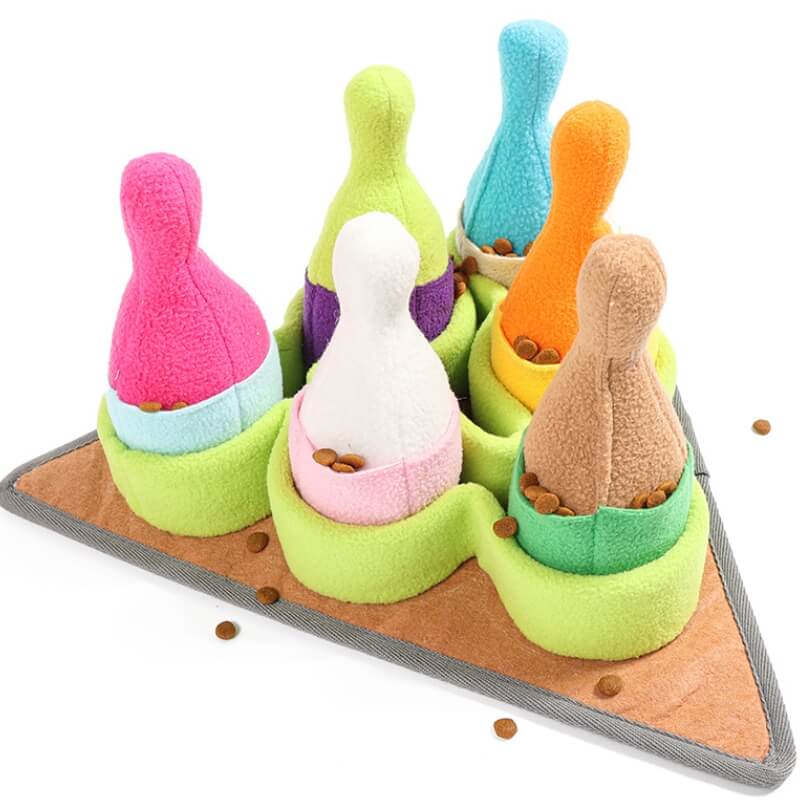 Jouet Distributeur de Friandises pour Chien Puzzle Bowling - Image 8