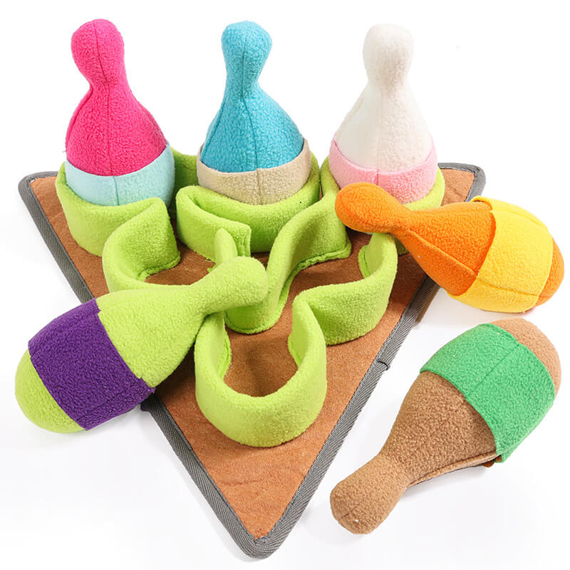 Jouet Distributeur de Friandises pour Chien Puzzle Bowling - Image 9
