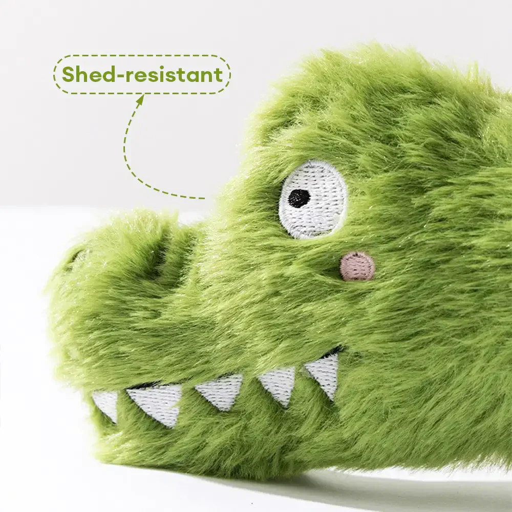 Jouet en peluche cranté pour chien de la série Animal, idéal pour la dentition. - Image 5