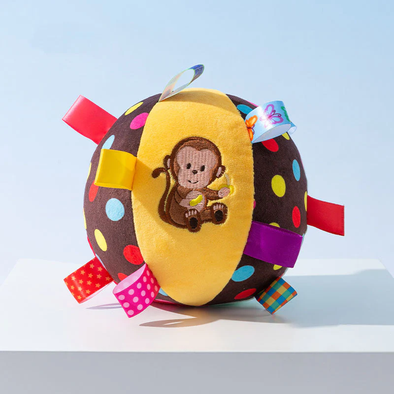 Jouet interactif pour chien mignonne boule brodée et grinçante - Image 10