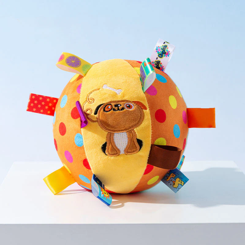 Jouet interactif pour chien mignonne boule brodée et grinçante - Image 8