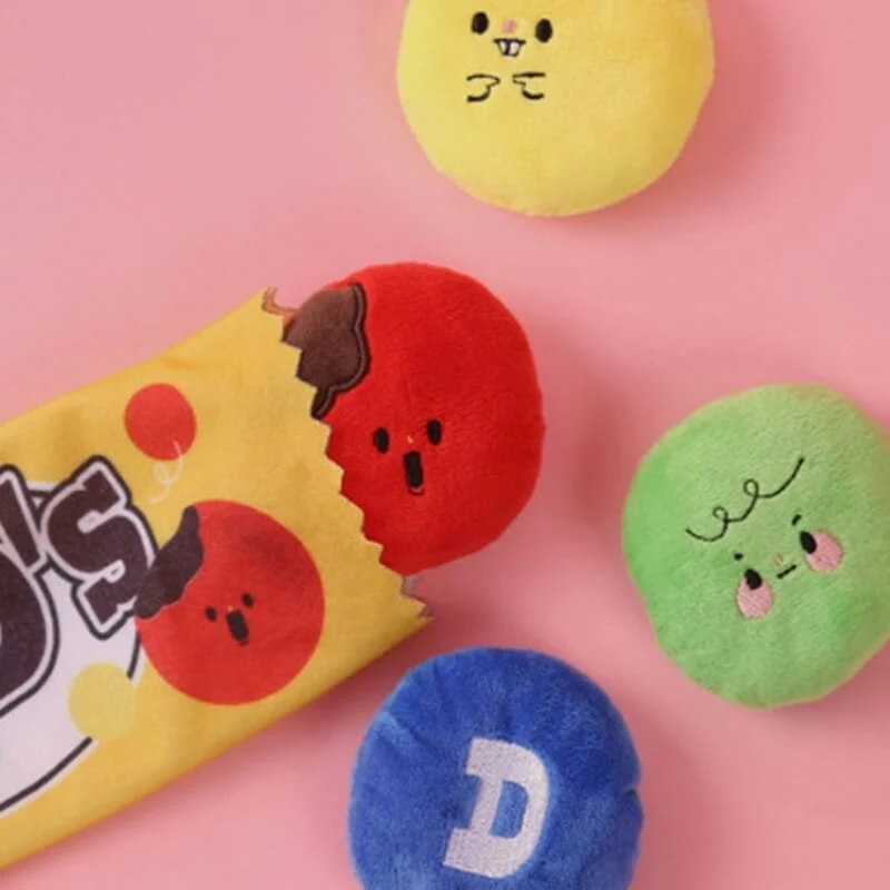 Jouets en Peluche Bonbon Alimentaire Tibétain pour Chien - Image 2