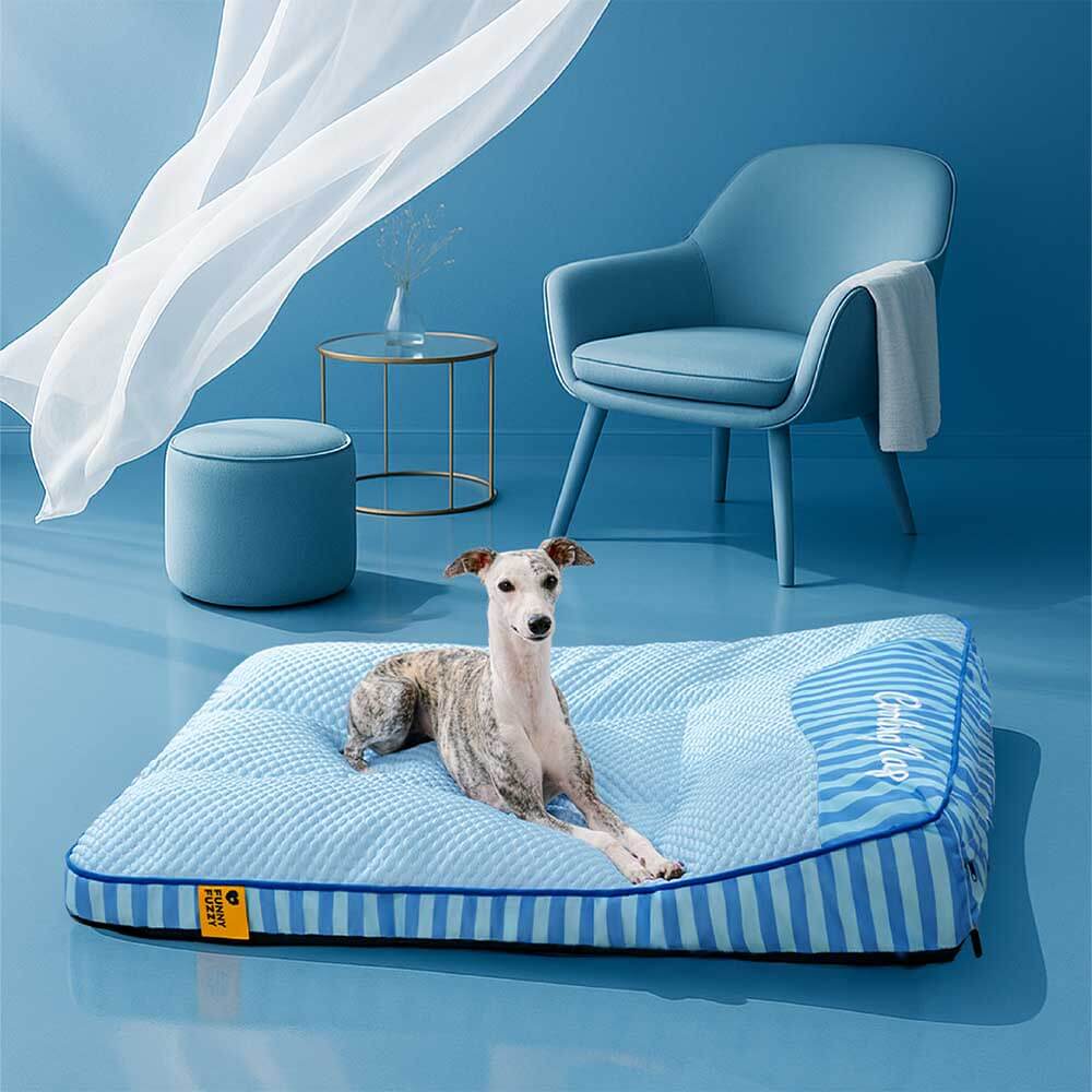 Lit orthopédique pour chien rectangulaire extra large lavable - Sieste rafraîchissante - Image 8