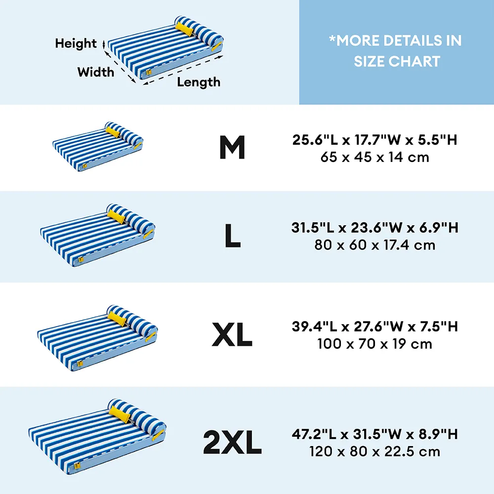 Lit orthopédique tapis rafraichissant grands chien - Chill Nest - Image 9