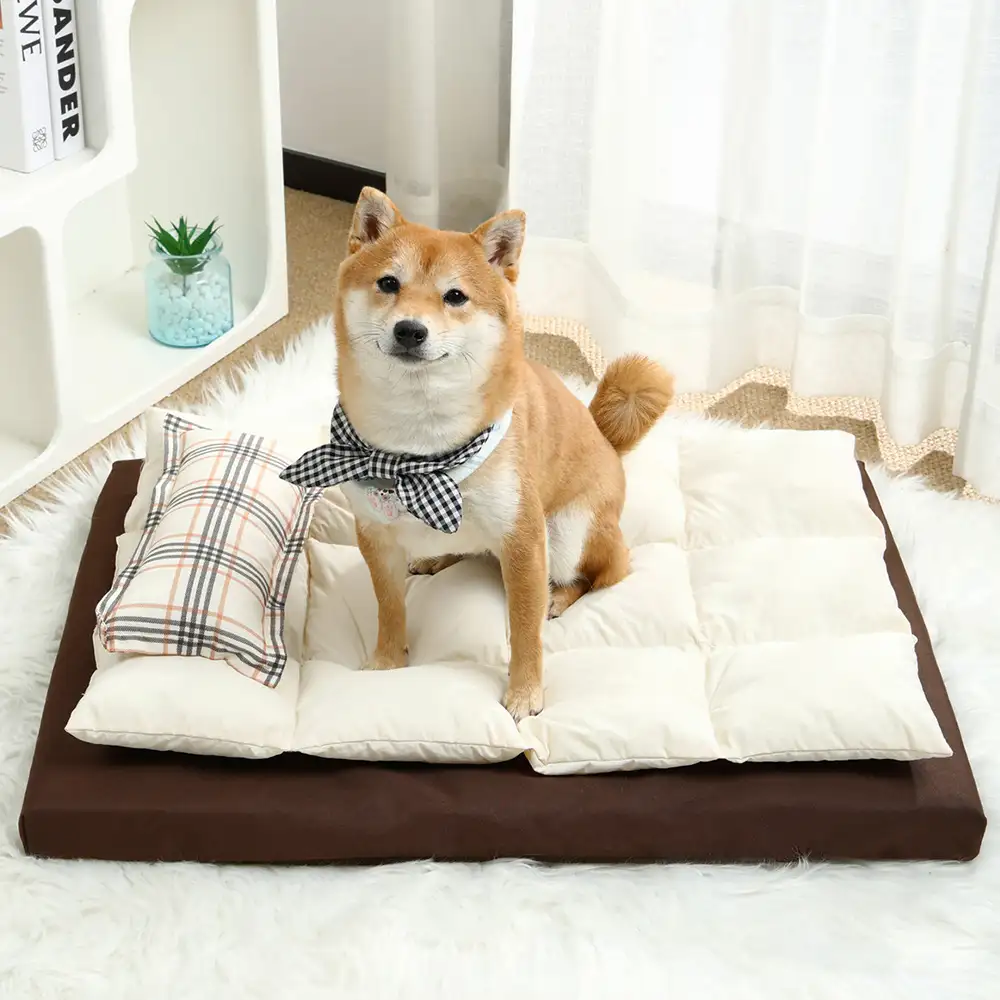 Lits pour chien confortable imperméable multifonction tout-en-un avec coussin - Image 13