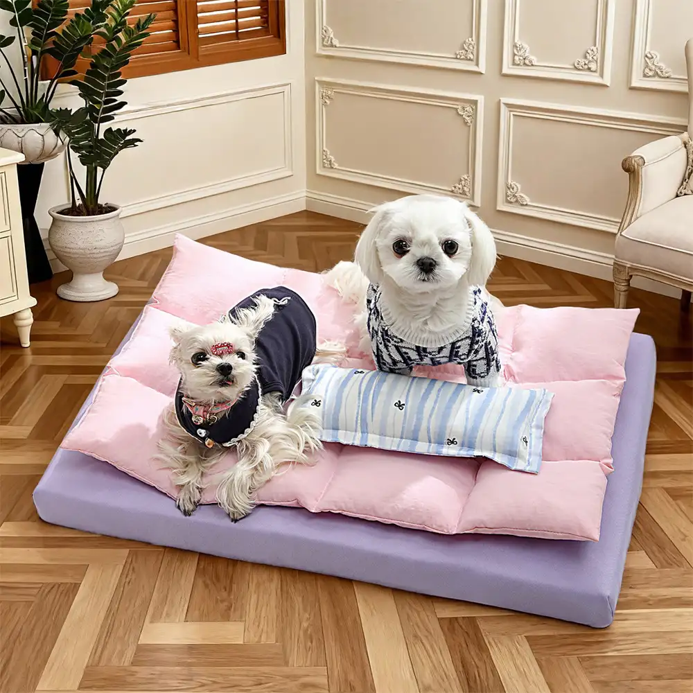 Lits pour chien confortable imperméable multifonction tout-en-un avec coussin - Image 2