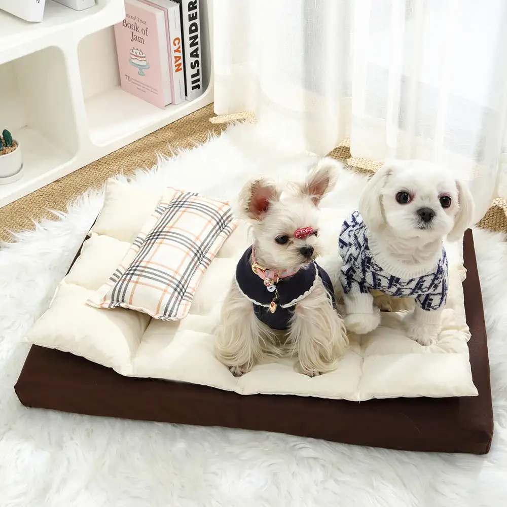 Lits pour chien confortable imperméable multifonction tout-en-un avec coussin - Image 7