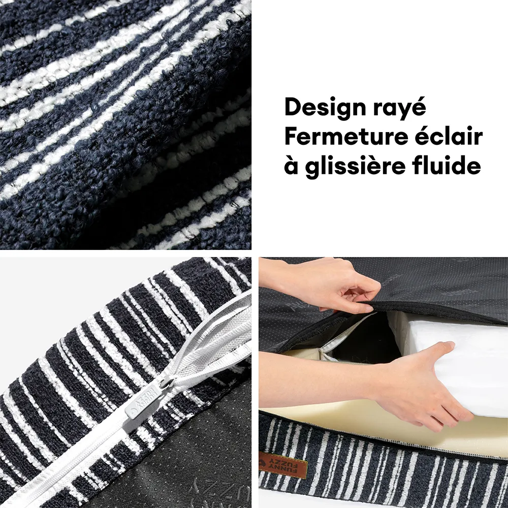 Panier pour chien en mousse à mémoire orthopédique toutes saisons - Funnyfuzzy SnugNest - Image 6
