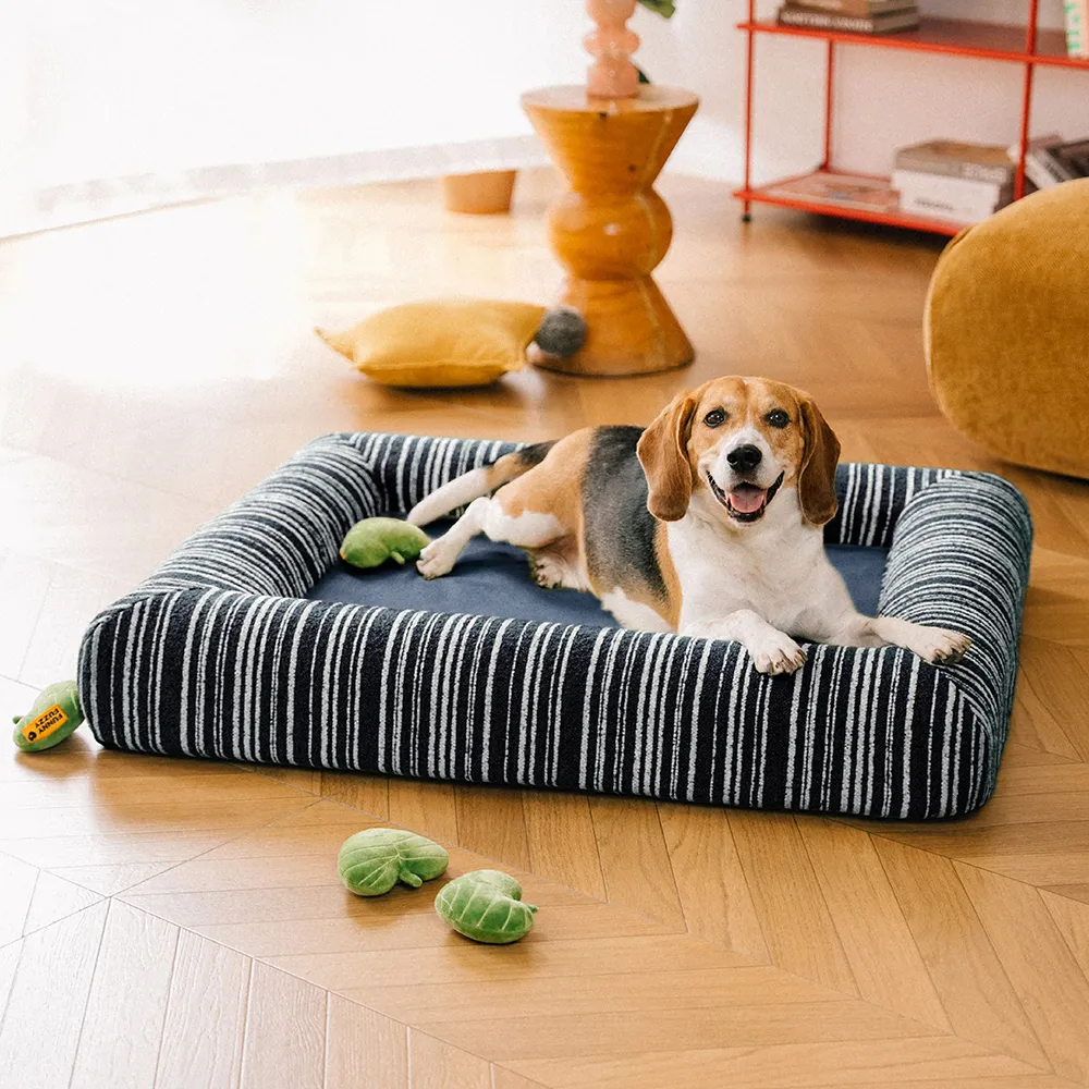 Panier pour chien en mousse à mémoire orthopédique toutes saisons - Funnyfuzzy SnugNest - Image 9