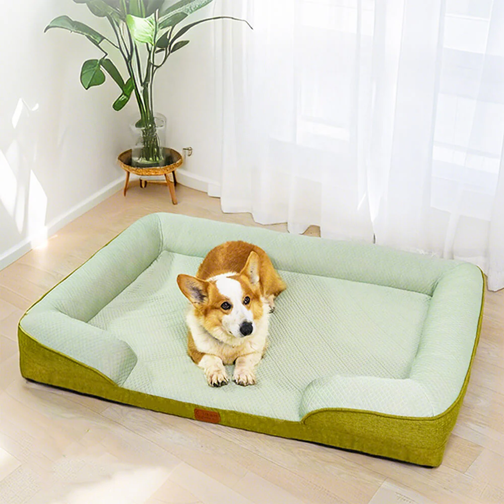 Lit Sofa pour Chien Grand et Lavable Orthopédique Tapis Rafraichissant Chien - Extérieur - Image 10
