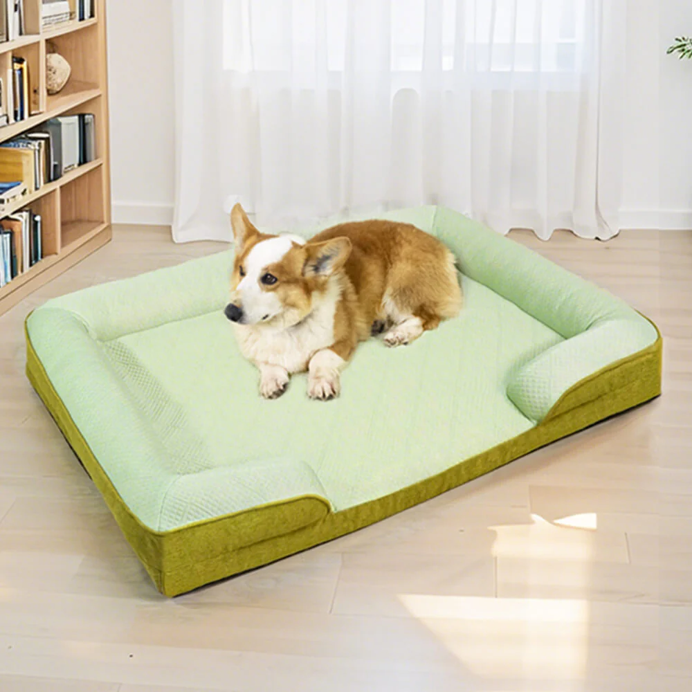 Lit Sofa pour Chien Grand et Lavable Orthopédique Tapis Rafraichissant Chien - Extérieur - Image 12