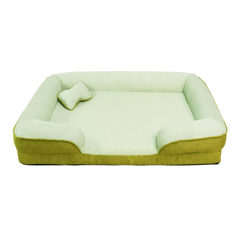 Lit Sofa pour Chien Grand et Lavable Orthopédique Tapis Rafraichissant Chien - Extérieur - Image 13