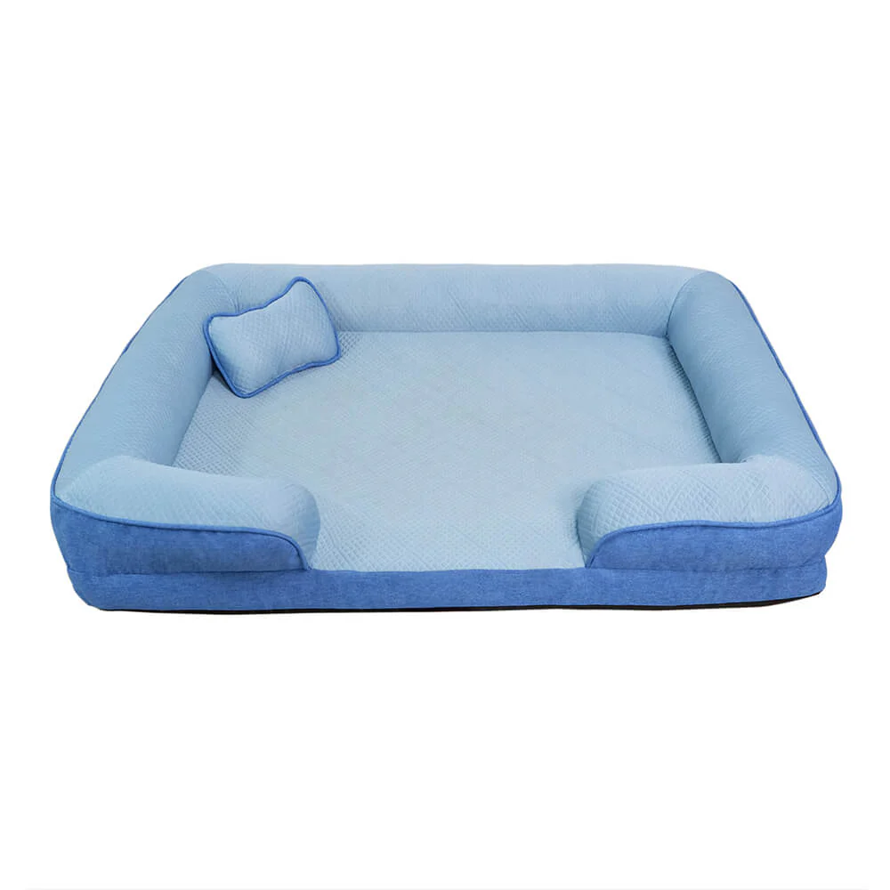 Lit Sofa pour Chien Grand et Lavable Orthopédique Tapis Rafraichissant Chien - Extérieur - Image 14