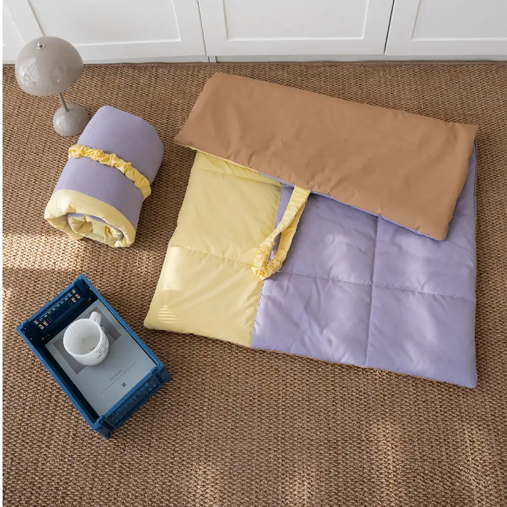 Matelas pour chien pliable, portable et réversible, résistant à l'eau, pour les voyages et le camping en extérieur. - Image 14