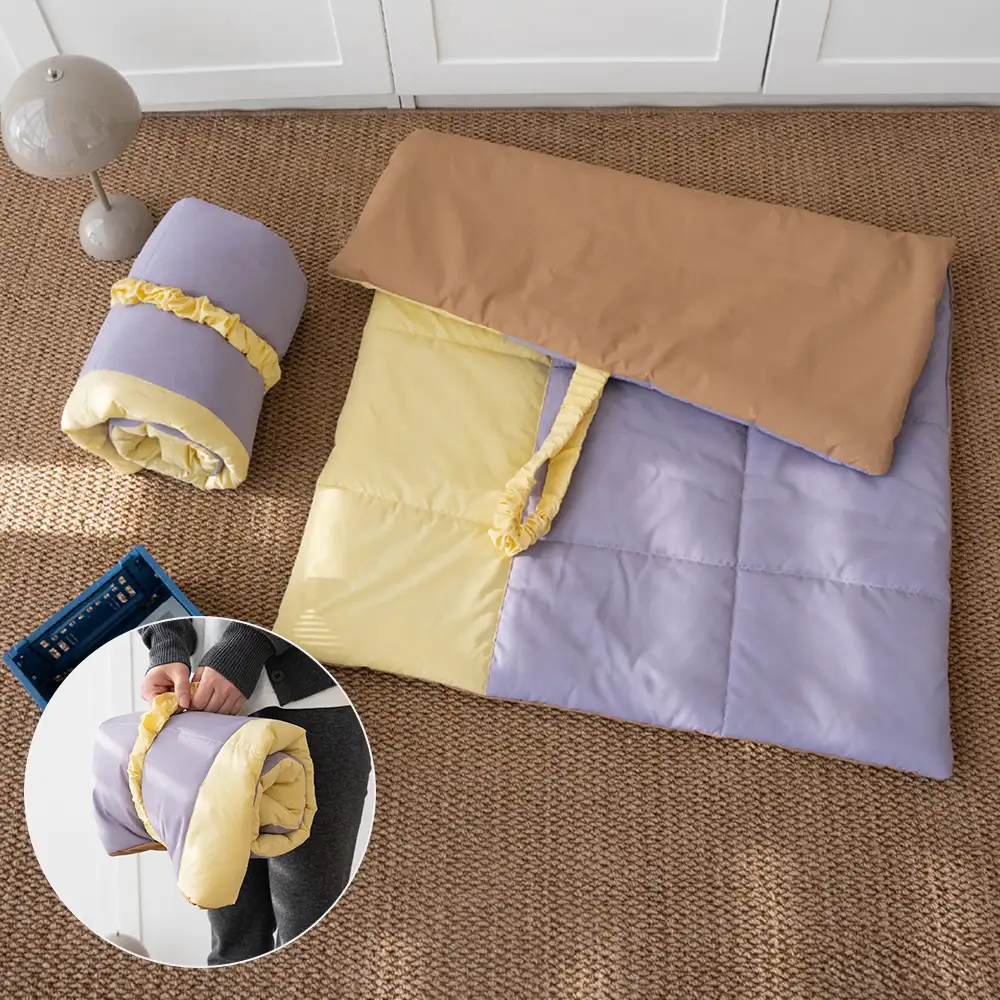 Matelas pour chien pliable, portable et réversible, résistant à l'eau, pour les voyages et le camping en extérieur. - Image 5