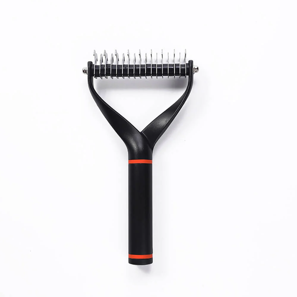 Peigne démêlant sécuritaire pour animaux - Lames double face - Image 10