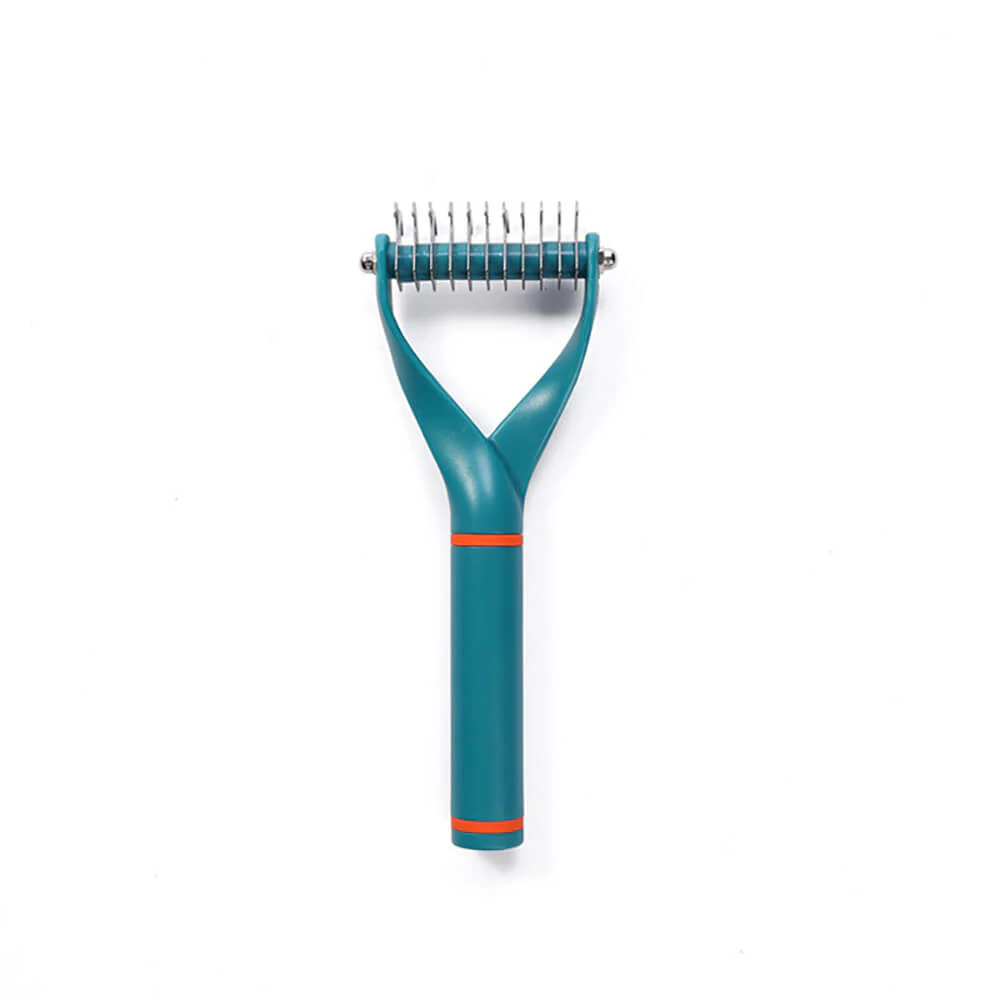 Peigne démêlant sécuritaire pour animaux - Lames double face - Image 11