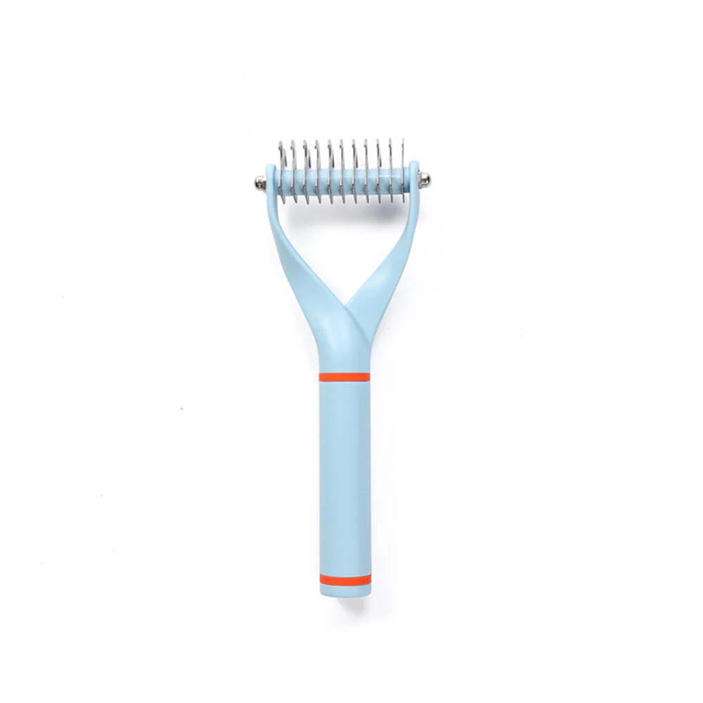 Peigne démêlant sécuritaire pour animaux - Lames double face - Image 12
