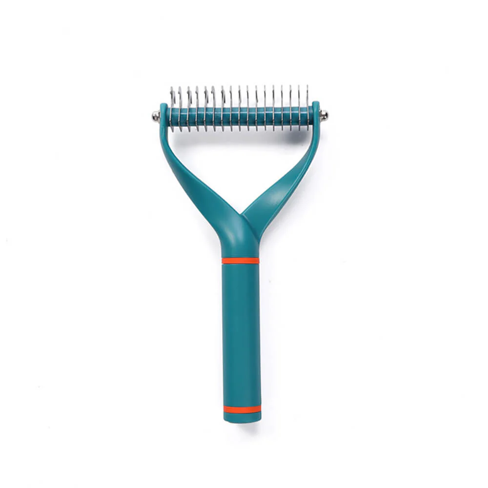 Peigne démêlant sécuritaire pour animaux - Lames double face - Image 8