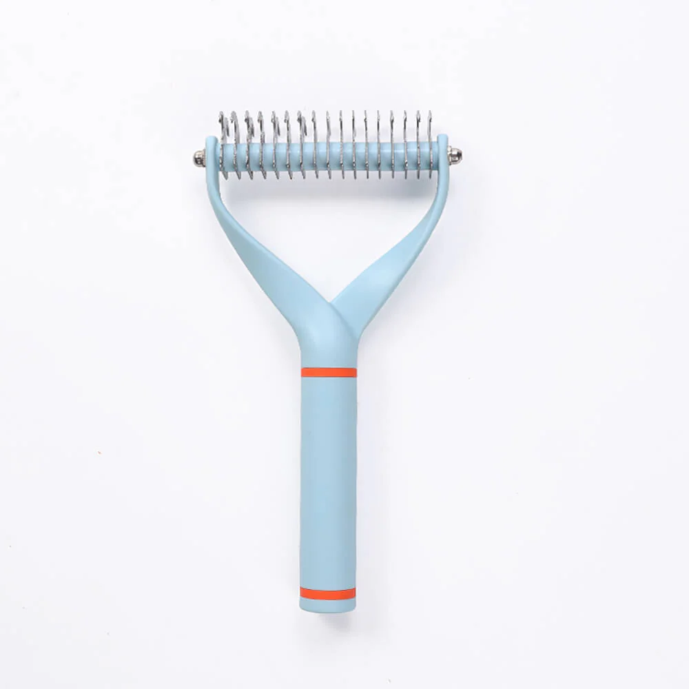 Peigne démêlant sécuritaire pour animaux - Lames double face - Image 9