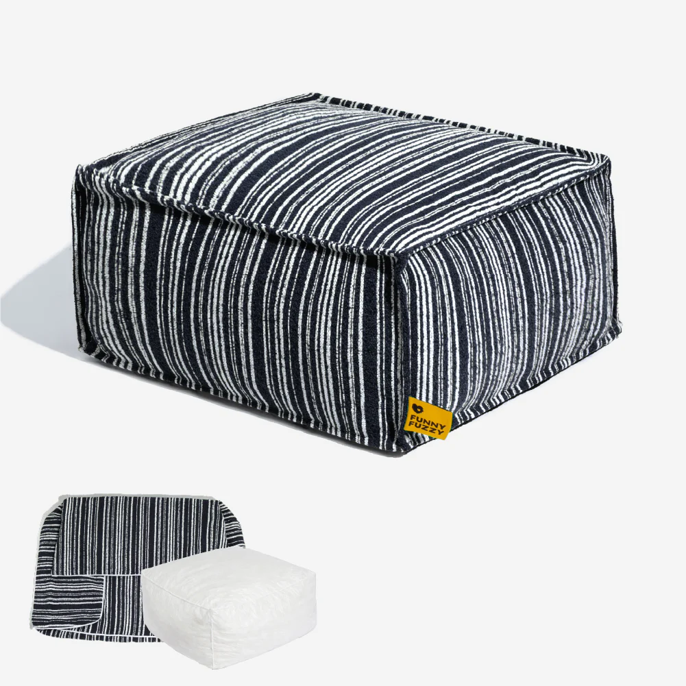 Pouf de rangement durable et lit pour chien - Funnyfuzzy SnugNest - Image 10
