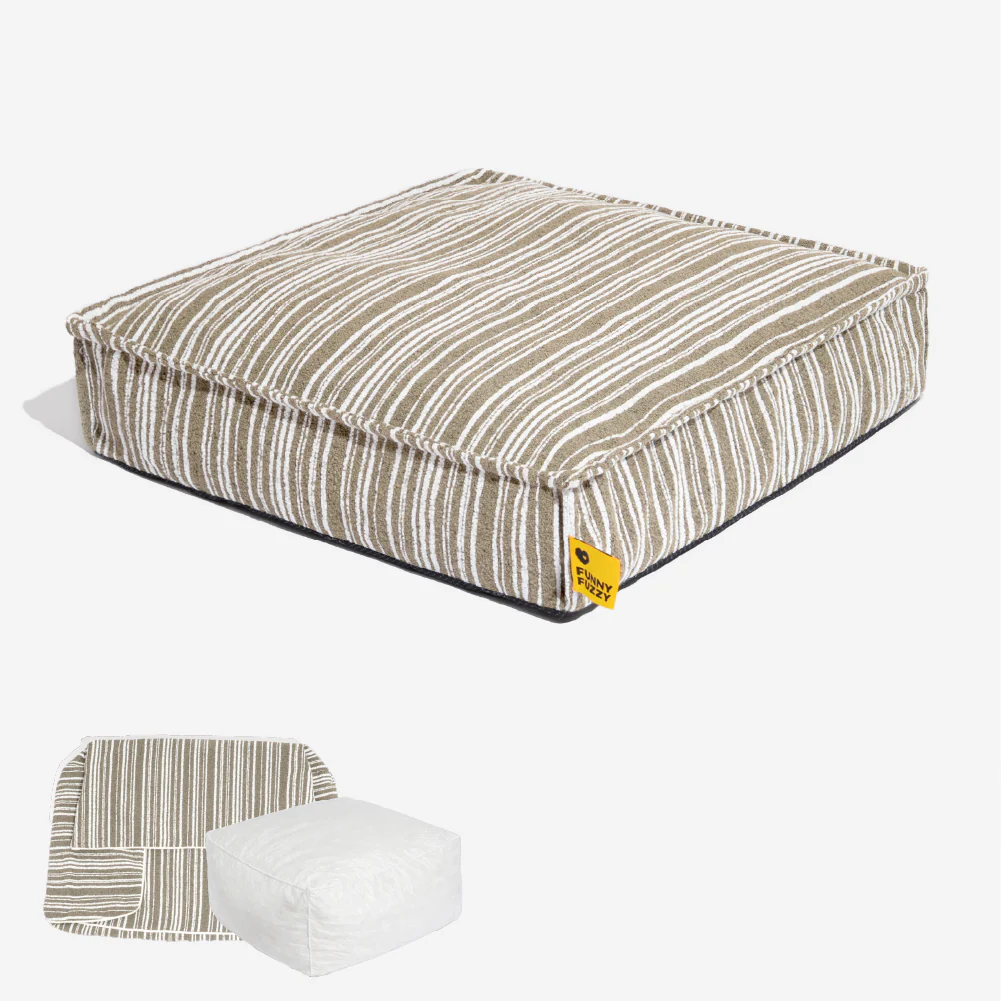 Pouf de rangement durable et lit pour chien - Funnyfuzzy SnugNest - Image 12