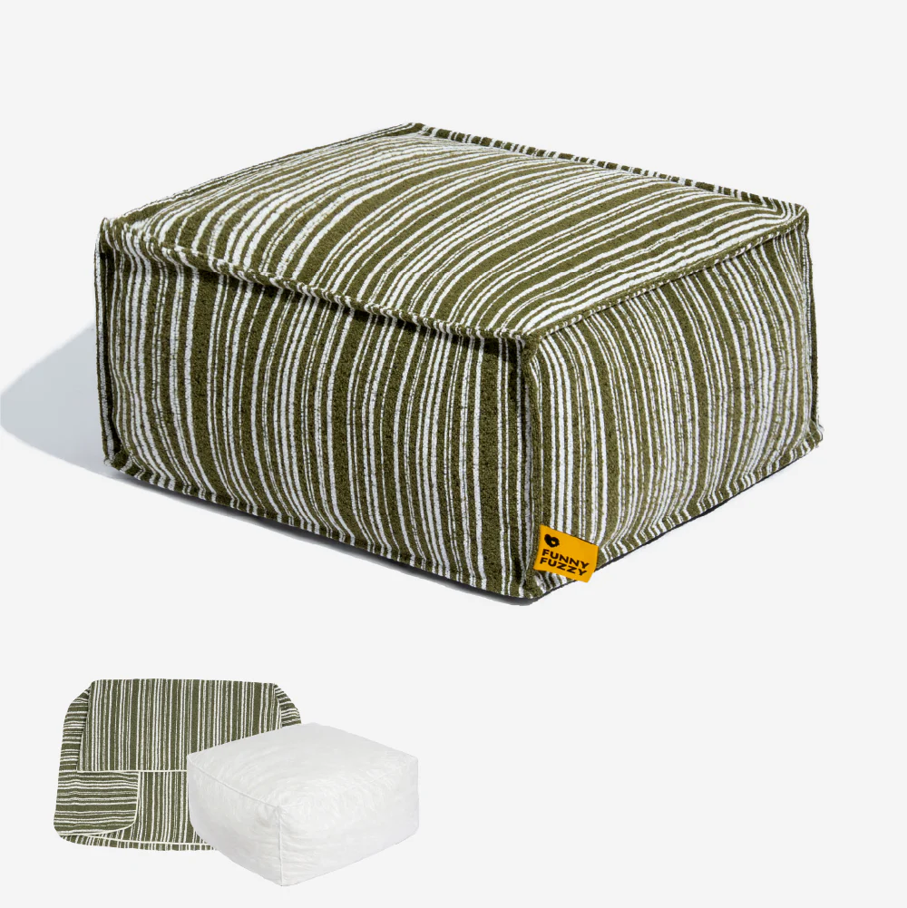 Pouf de rangement durable et lit pour chien - Funnyfuzzy SnugNest - Image 14