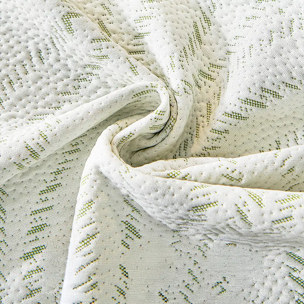 Jeté de canapé protection de canapé en soie glacée à motif de feuilles, grande couverture. - Image 5