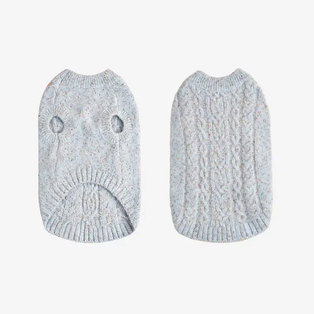 Pull pour chien en tricot épais, doux et chaud - Conçu pour teckels, bulldogs français et carlins. - Image 12