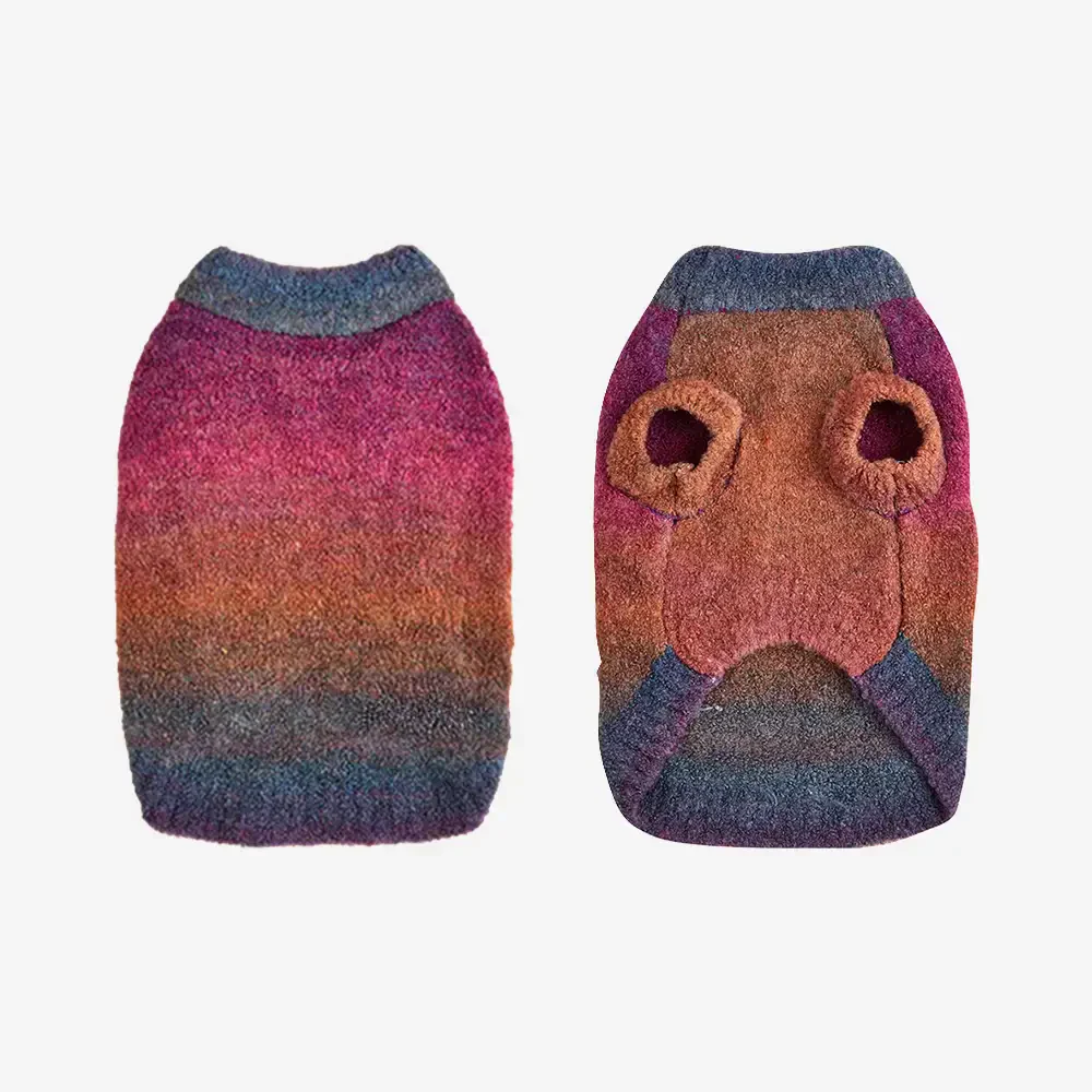 Pull pour chien en tricot épais, doux et chaud - Conçu pour teckels, bulldogs français et carlins. - Image 13