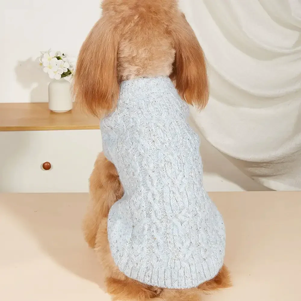 Pull pour chien en tricot épais, doux et chaud - Conçu pour teckels, bulldogs français et carlins. - Image 15