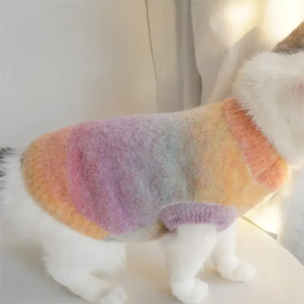 Pull pour chien en tricot épais, doux et chaud - Conçu pour teckels, bulldogs français et carlins. - Image 9