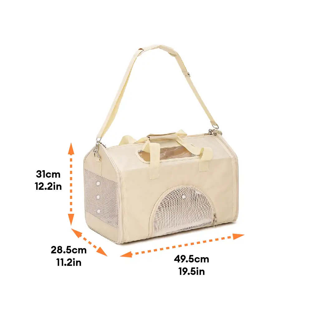 Sac de transport pour animaux en forme de maison, respirant, pliable, grande capacité et multifonctionnel. - Image 8