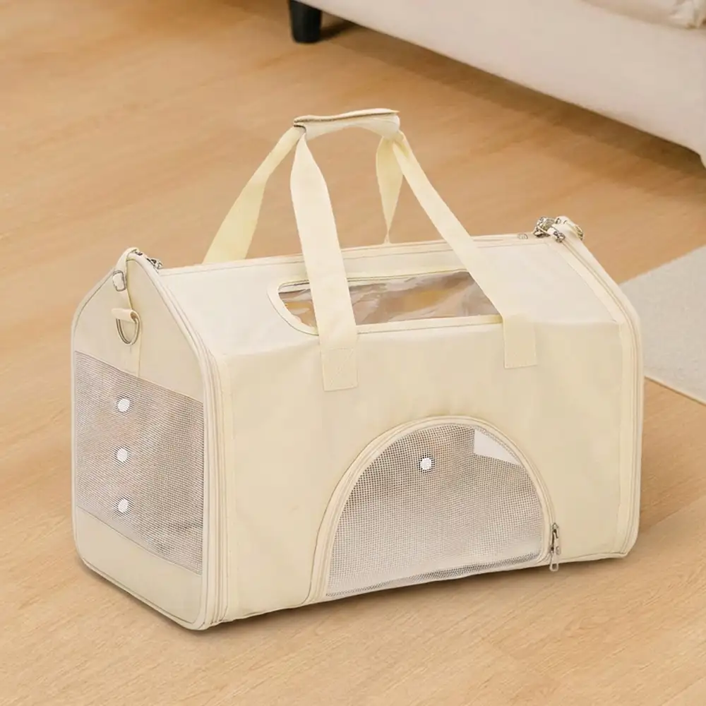 Sac de transport pour animaux en forme de maison, respirant, pliable, grande capacité et multifonctionnel. - Image 9
