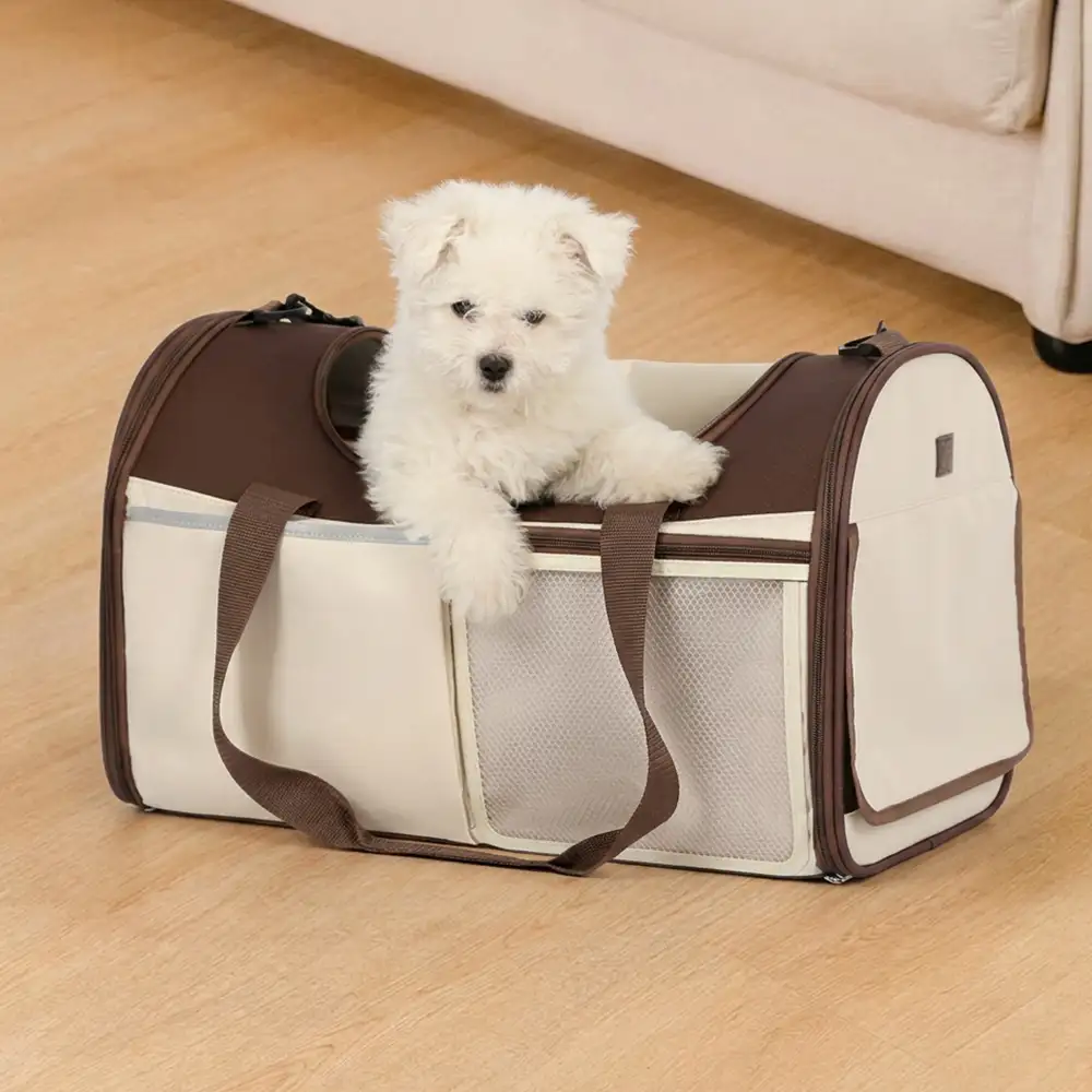 Sac de transport pour animaux, multifonction, à bandoulière, respirant, pour le voyage et le vétérinaire. - Image 9