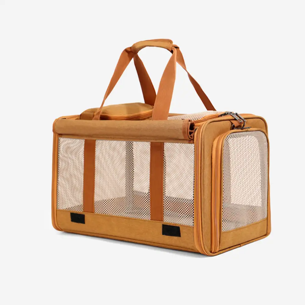 Sac de transport pour chat portable, respirant, à grande capacité, extensible et multifonctionnel Approuvé par les compagnies aériennes - Image 12