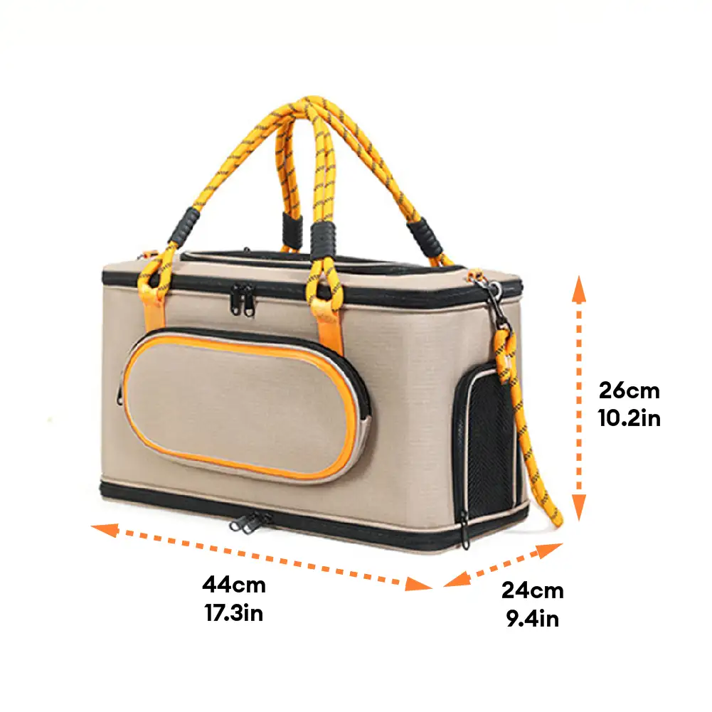 Sac transportable pour chat, respirant, pour voyages et compagnies aériennes Approuvé par les compagnies aériennes - Image 11