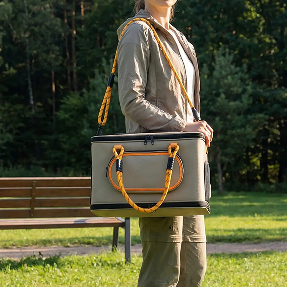 Sac transportable pour chat, respirant, pour voyages et compagnies aériennes Approuvé par les compagnies aériennes - Image 16