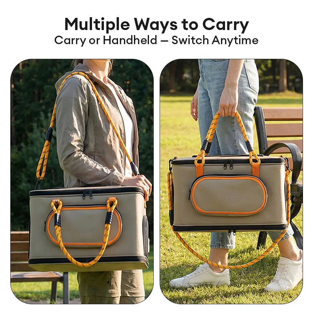 Sac transportable pour chat, respirant, pour voyages et compagnies aériennes Approuvé par les compagnies aériennes - Image 5