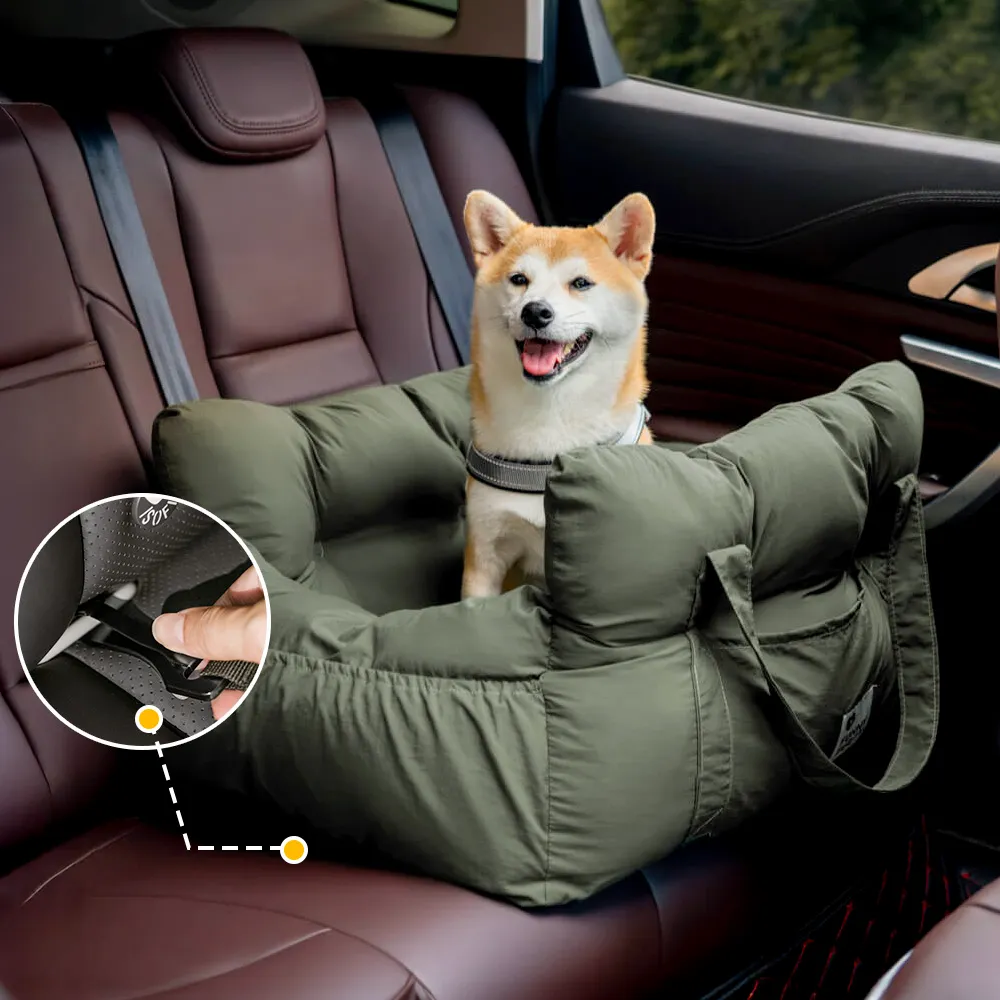 Siège de voiture pour chien ISOFIX portable avec système - Image 13