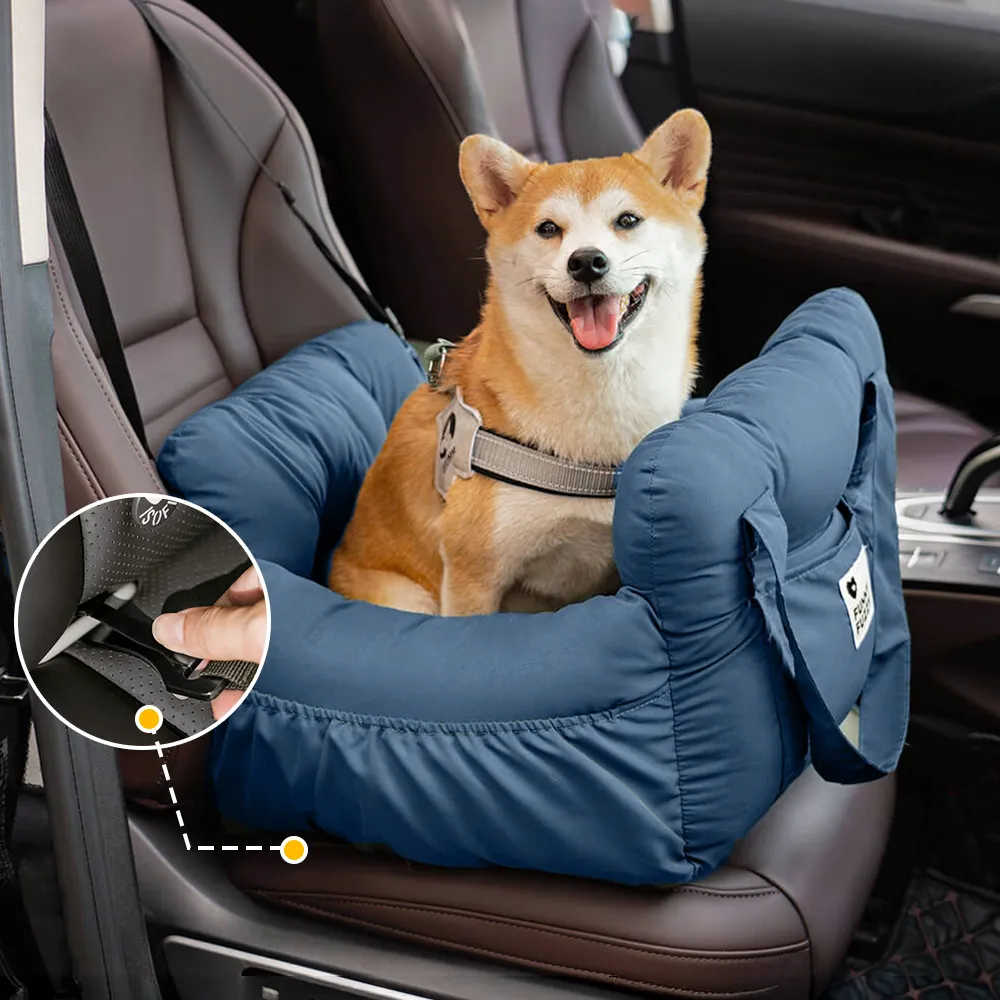 Siège de voiture pour chien ISOFIX portable avec système - Image 17