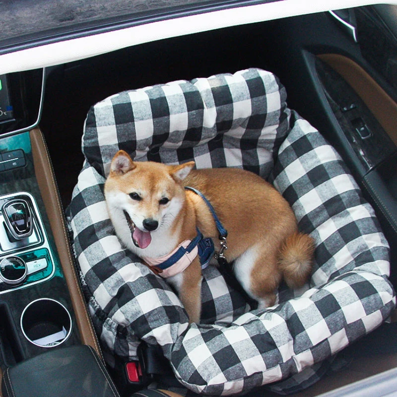 Siège de voiture pour chien ISOFIX portable avec système - Image 22
