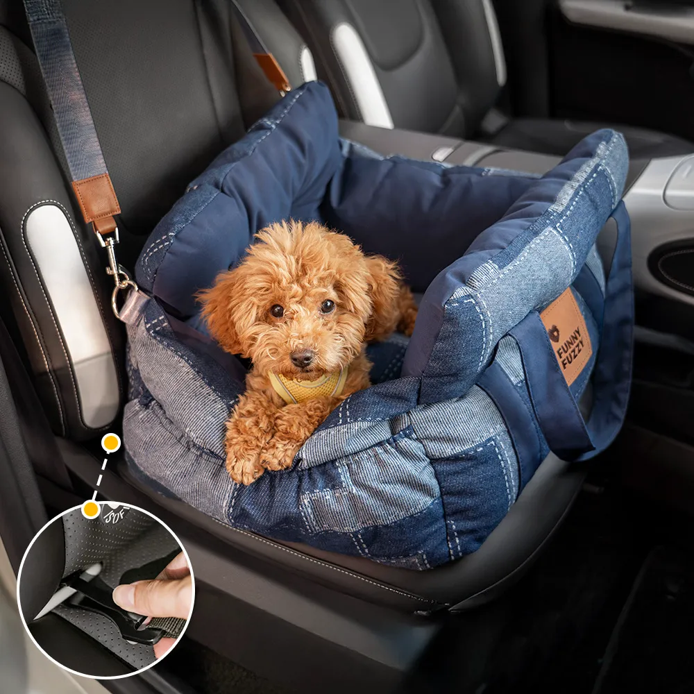 Siège de voiture pour chien ISOFIX portable avec système - Image 27