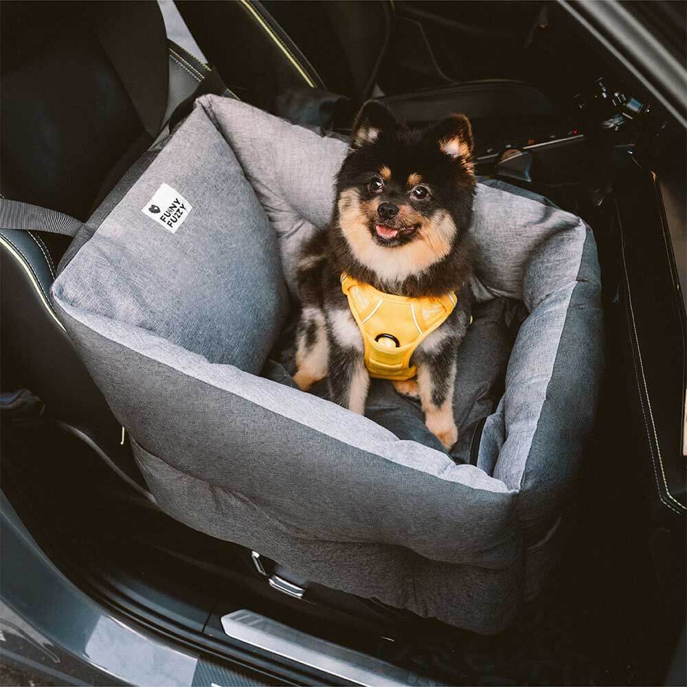 Siège auto pour chien surélevé et épaissi et imperméable avec protection pour le voyage - Image 11