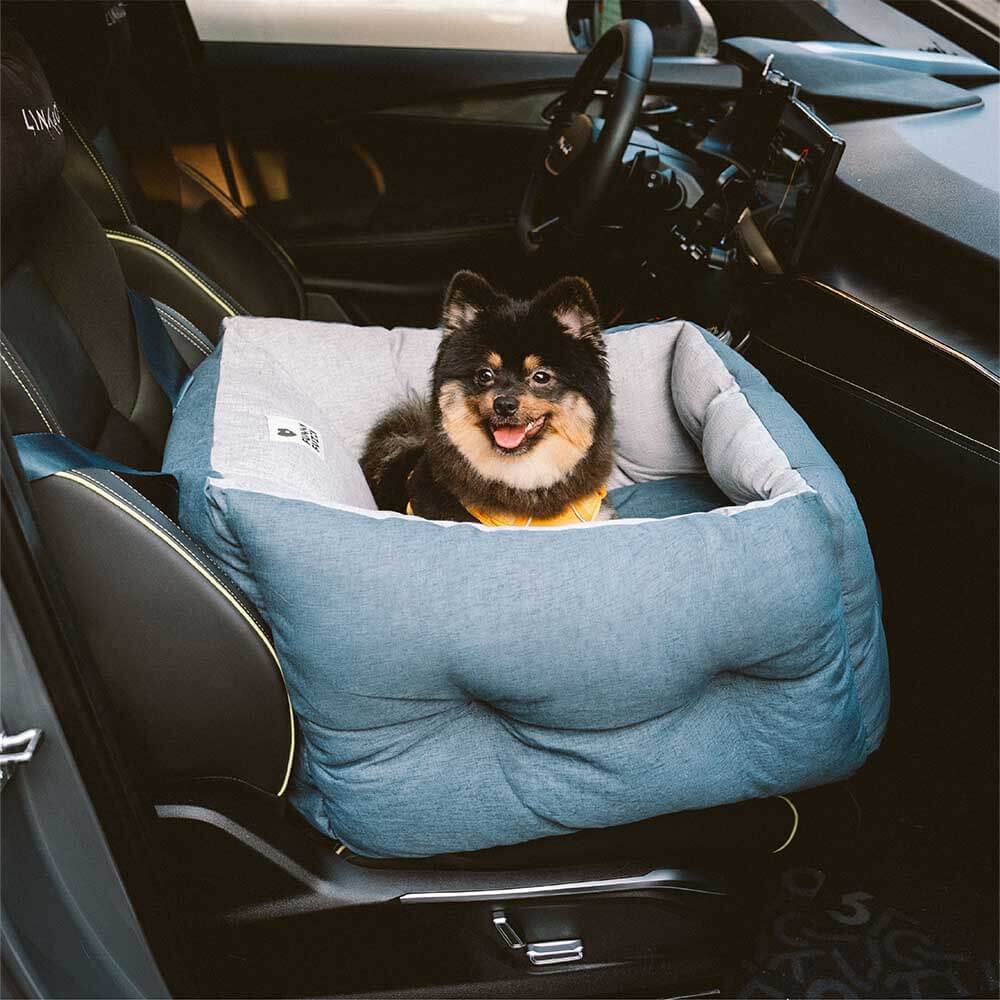 Siège auto pour chien surélevé et épaissi et imperméable avec protection pour le voyage - Image 14