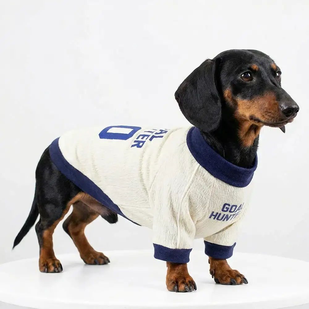 T-shirt col rond pour chiot en tissu respirant et fin - Image 12