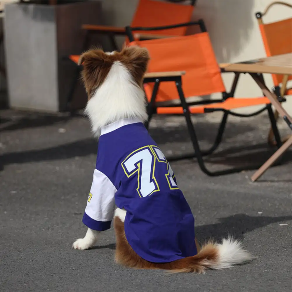 T-shirt pour chien à col rond, respirant et lavable, toutes races - Image 3