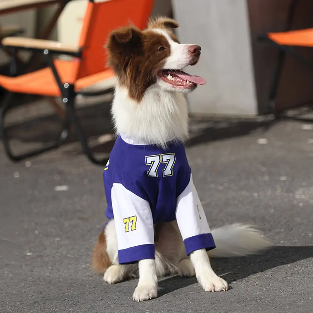 T-shirt pour chien à col rond, respirant et lavable, toutes races - Image 6