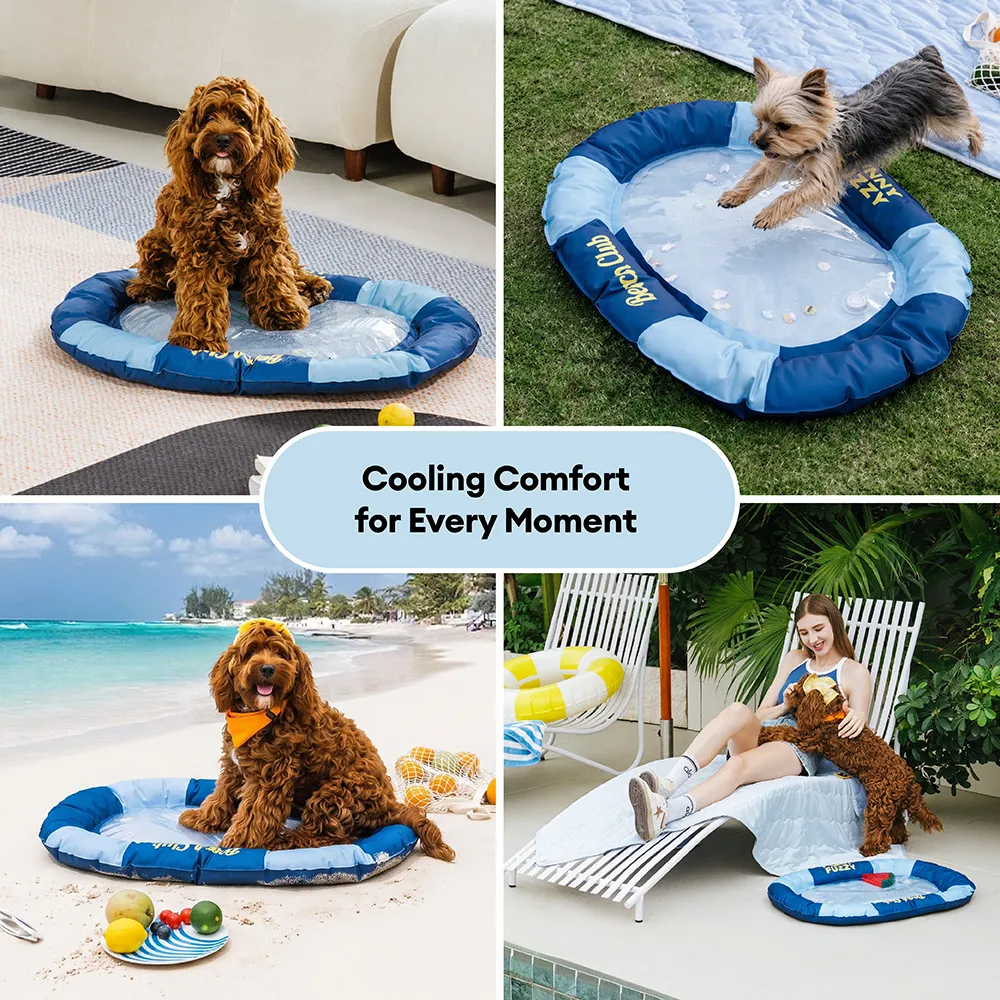 Tapis rafraîchissant pour chien et chat rempli d'eau pour chiens - Chill Nest - Image 5