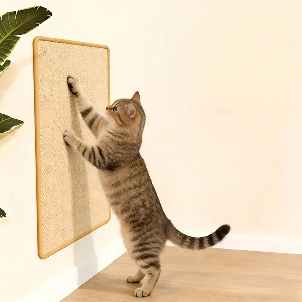Tapis grattoir pour chat en faux sisal, protection de canapé avec bande Velcro - Image 3